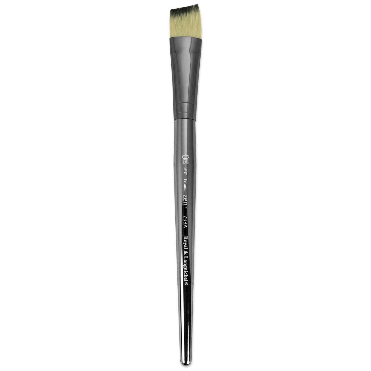 12 Pack: Zen™ Series 93 Short Handle Angular Brush